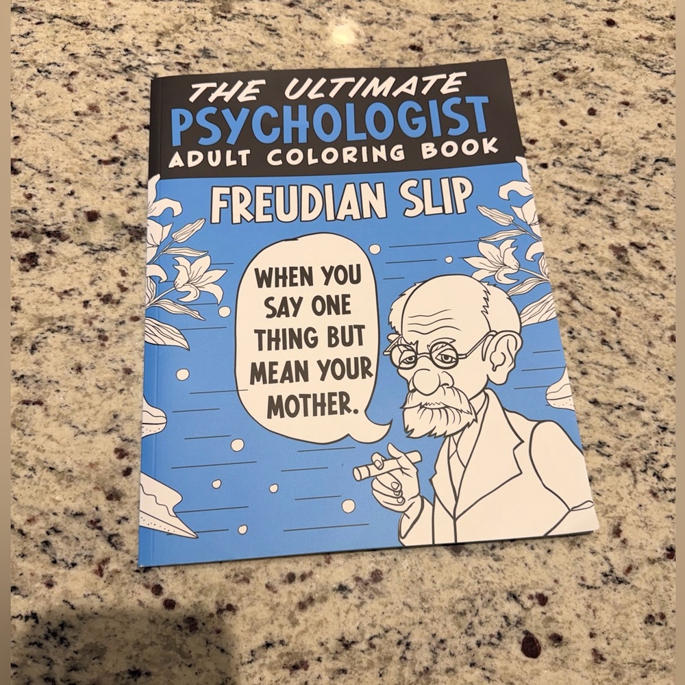 Freudian Slip Banter Adult 57 Page Coloring Book